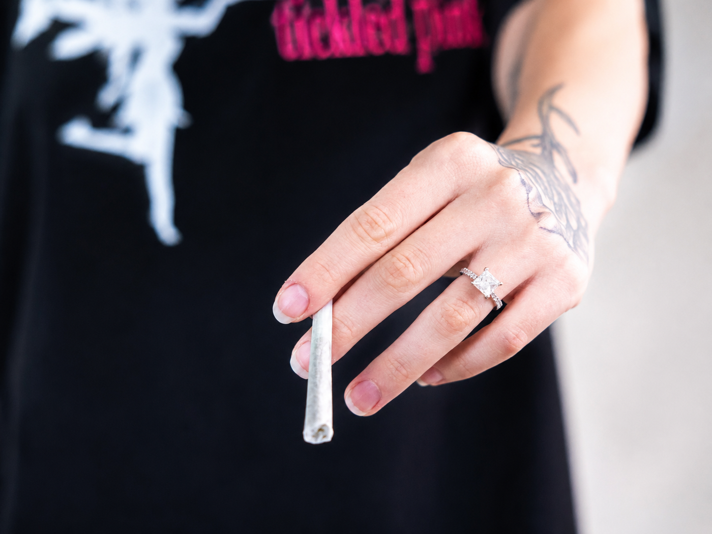 Tickled Pink Fairy Logo tee